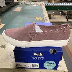 Women's Keds Double Decker Suede Slip-On
